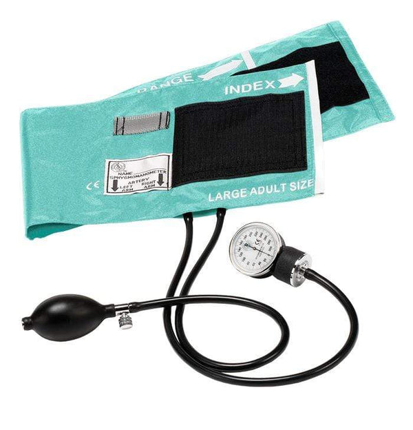 Prestige Medical Hand Held Sphygmomanometers Aqua Sea / Large 13.5"-20.0" Prestige Premium Aneroid Sphygmomanometer