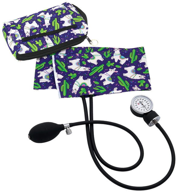 Prestige Medical Hand Held Sphygmomanometers Llamas Purple / Adult 10.0"-16.0" Prestige Premium Aneroid Sphygmomanometer with Carry Case