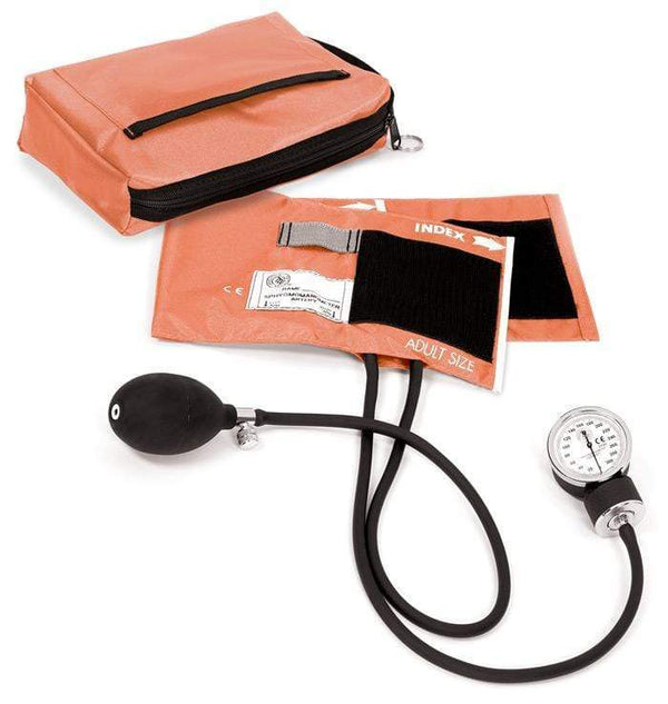 Prestige Medical Hand Held Sphygmomanometers Island Coral / Adult 10.0"-16.0" Prestige Premium Aneroid Sphygmomanometer with Carry Case