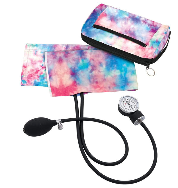 Prestige Medical Hand Held Sphygmomanometers Tie Dye Cotton Candy Sky / Adult 10.0"-16.0" Prestige Premium Aneroid Sphygmomanometer with Carry Case