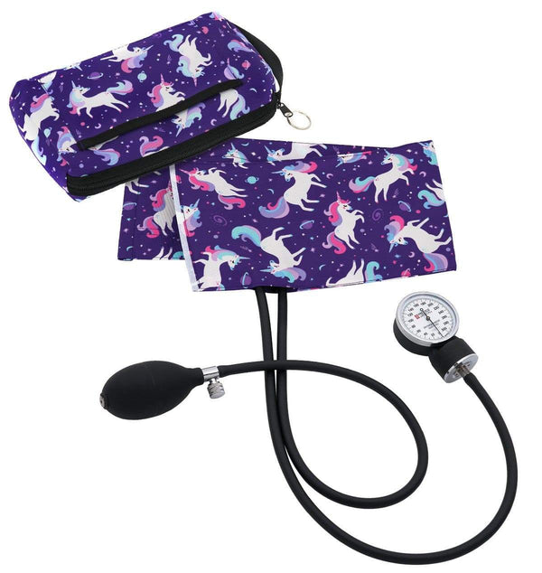 Prestige Medical Hand Held Sphygmomanometers Unicorns Violet / Adult 10.0"-16.0" Prestige Premium Aneroid Sphygmomanometer with Carry Case