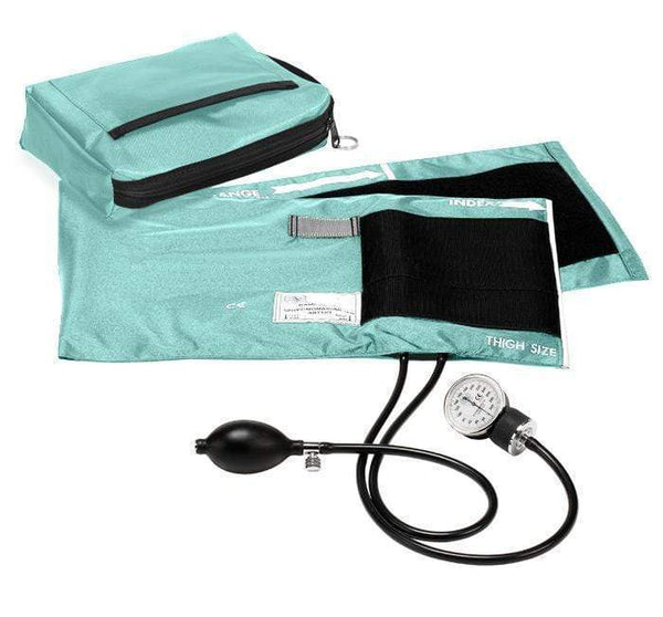 Prestige Medical Hand Held Sphygmomanometers Aqua Sea / X-Large Thigh 16.0-26.0" Prestige Premium Aneroid Sphygmomanometer with Carry Case