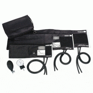 Prestige Medical Hand Held Sphygmomanometers Black / 3 in 1 Range Prestige Premium Aneroid Sphygmomanometer with Carry Case
