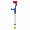 Rebotec Blue Rebotec FUN-KIDS Open Cuff Crutches for Kids