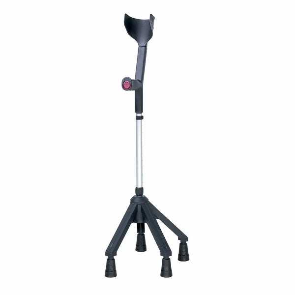 Rebotec Black Rebotec QUADRO Quad Forearm Crutch