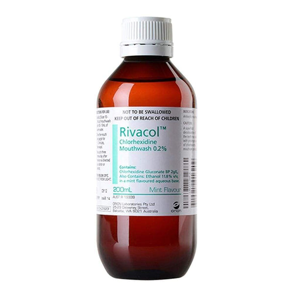 Rivacol Antiseptic Mouth Wash Rivacol Chlorhex MWash 0.2% 200ml (Chlorhexidine Gluconate 0.2% Liq)
