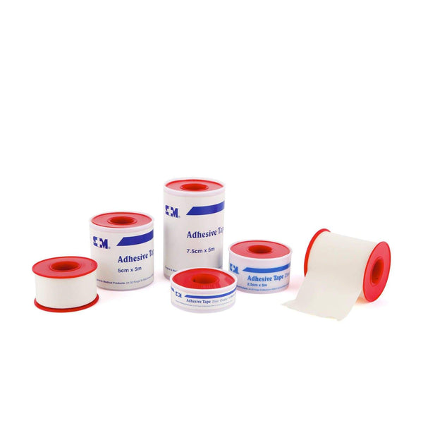 SM Zinc Oxide Tapes 1.25cm x 5m S+M Adhesive Tape Zinc Oxide