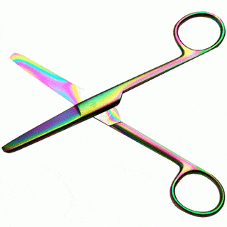 Medshop Utility Scissors Scissors General Titanium Steel Scissors (blunt/blunt)