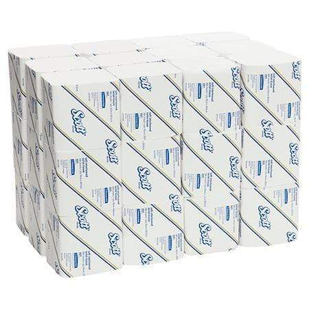 Scott Single Sheet Toilet Tissue Pack/500 / 1Ply Interleaved Scott Single Sheet Toilet Tissue