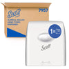 Scott Hand Towel Dispenser White SCOTT Slimroll Rolled Hand Towel Dispenser (7957), White Paper Towel Dispenser