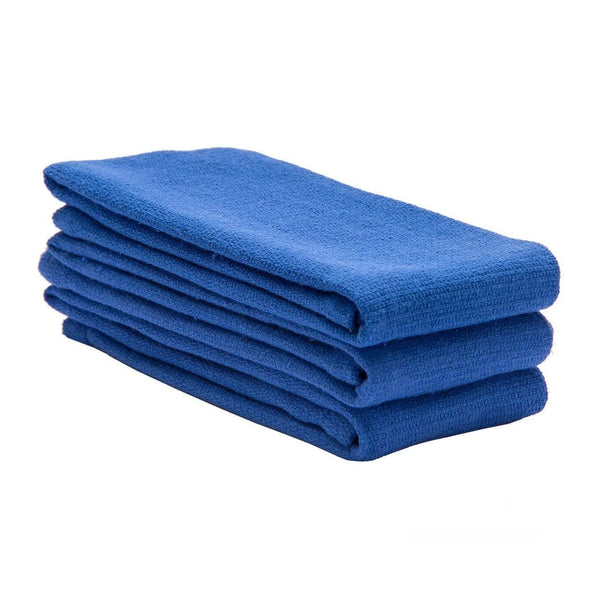 Sentry Medical Cotton Towels 45cm x 60cm Sentry Blue Cotton Huck Towel