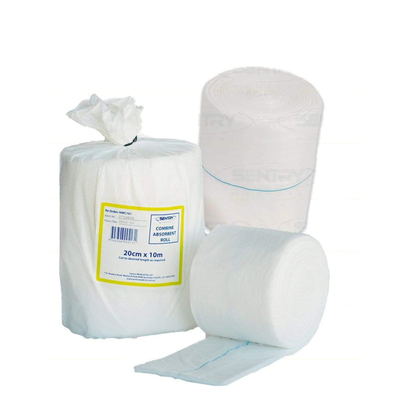 Sentry Medical Combine Dressings 10cm / 10m / Non Sterile Sentry Combine Dressing Roll