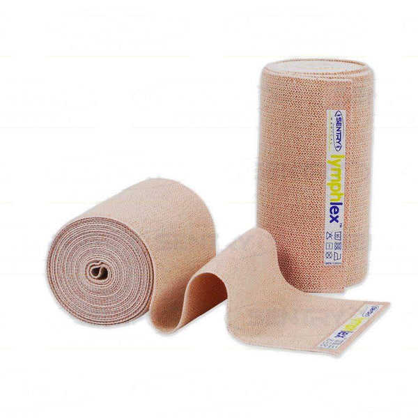 Sentry Medical Compression Bandages 10cm / 5m / Non Sterile Sentry lymphlex Short Stretch Compression Bandage