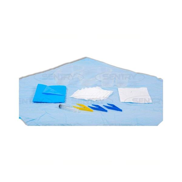 Sentry Medical Catheter Procedure Packs Standard Sentry SENTURIAN Catheter Pack Kidney Dish