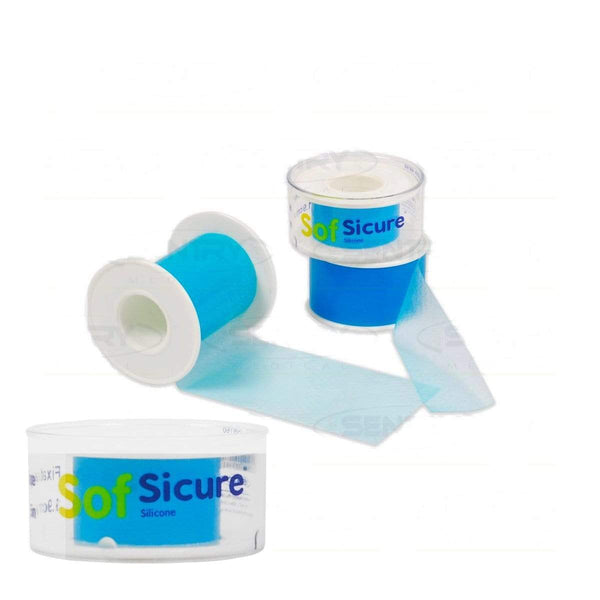 Sentry Medical Low Allergy Tapes 1.9cm / 1.5m Sentry SofSicure Silicone Fixation Tape