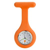Medshop Fob Watches Orange Silicone Nursing FOB Watch