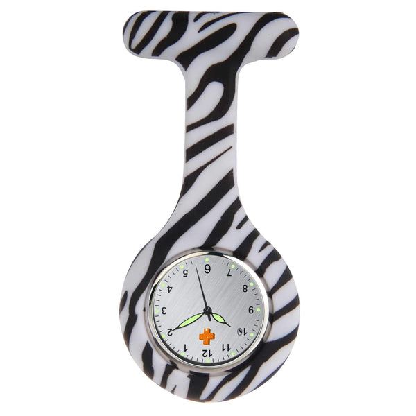 Medshop Fob Watches Zebra Silicone Nursing FOB Watch
