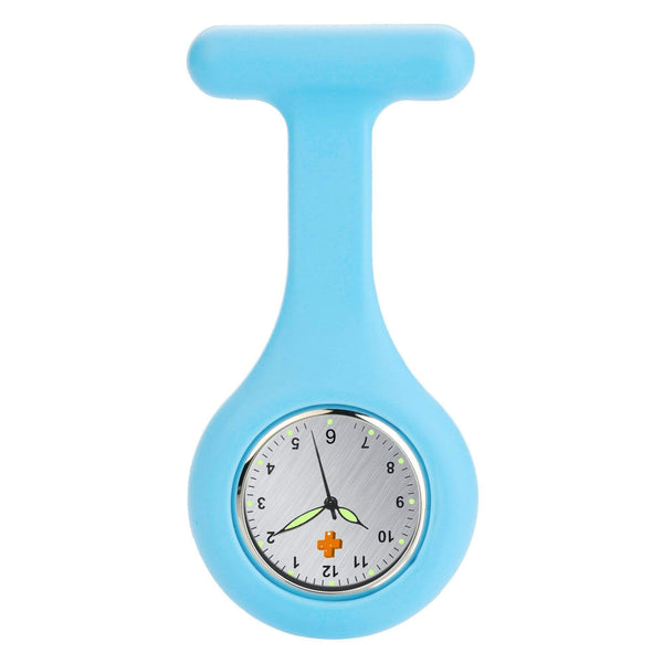 Medshop Fob Watches Cyan Silicone Nursing FOB Watch