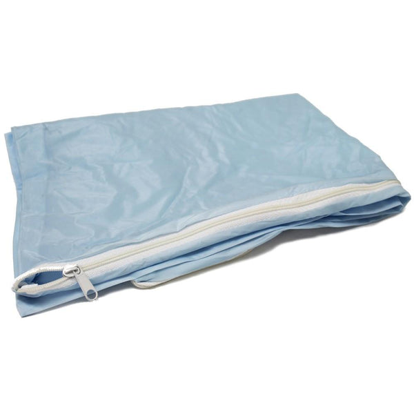 Haines Medical Disposable Pillow Cases Smart Barrier Pillow Case LW Blue with Zip 75x50