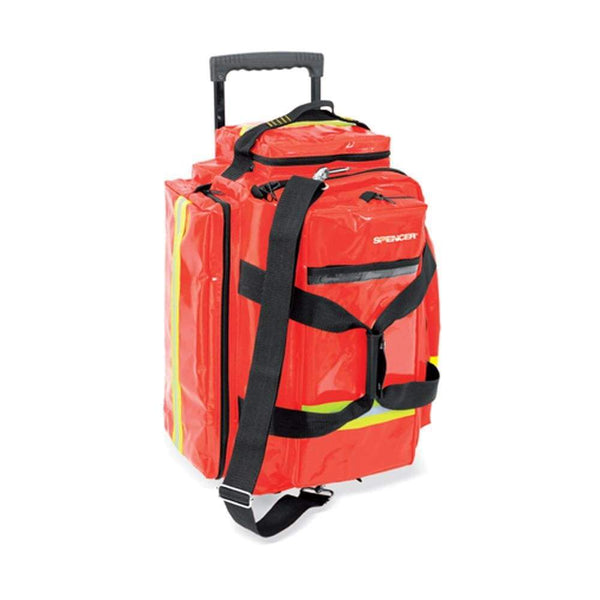 Spencer First Aid and Emergency Bags Spencer R-AID Trolley Pro Red PVC with Pouches
