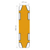Spencer Stretchers Squared Profile - Model 280 / Yellow Spencer Stackable Emergency Stretcher