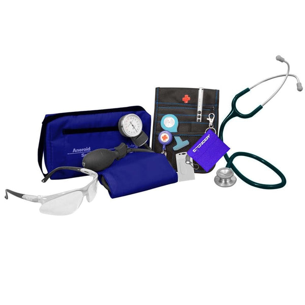 Medshop Littmann Nursing Kits Student Nursing Pack Littmann Classic III Caribbean Blue