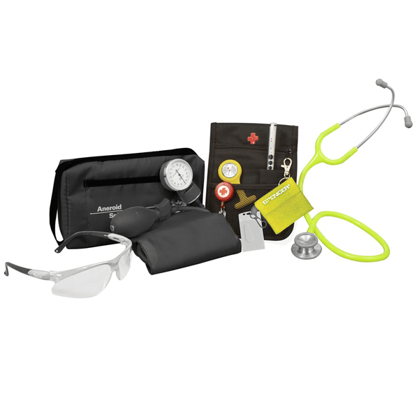 Medshop Littmann Nursing Kits Student Nursing Pack Littmann Classic III Lemon/Lime