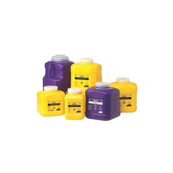 Terumo Sharps Containers 750mL / Yellow Screw Lid - 1 Piece Terumo Sharps Containers