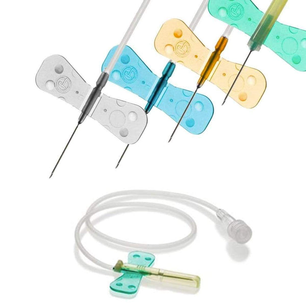 Terumo Infusion Sets 19G (Beige) x 0.75in (19mm) / Long Tube 18.81in (30cm) Terumo Surflo Winged Infusion Sets