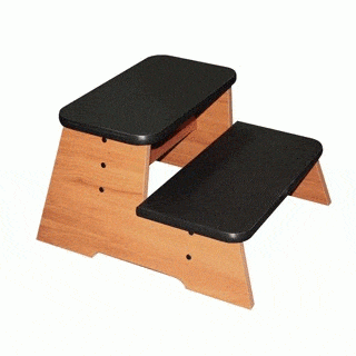 Dalcross Foot Stools Timber Double Step up Stool