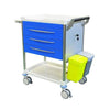 Pacific Medical Australia Instrument Trolleys Blue / 3 Drawer Treatment Trolley