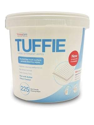 Medshop Surface Wipes TUFFIES DETERGENT WIPES Tub 225