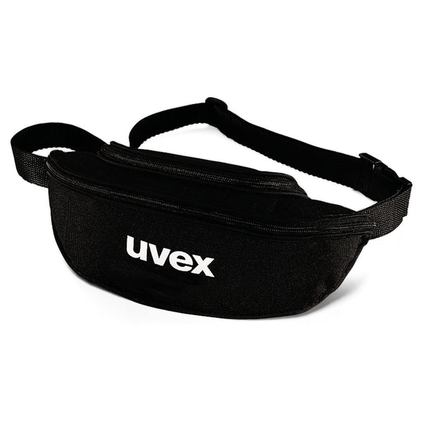 UVEX Safety Glasses Accessories Black goggle bum bag with adjustable waist belt UVEX Goggle Bags/Cases Eye Protection Accessories