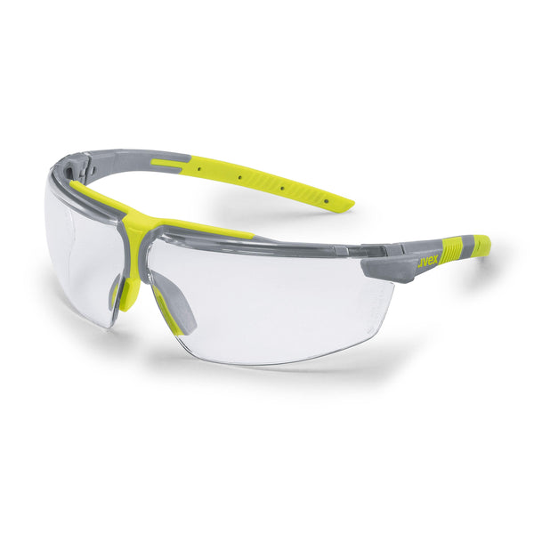 Uvex Uvex I-3 Add Eye Protection Prescription Clear SV Excellence Lens Grey/Lime Fram