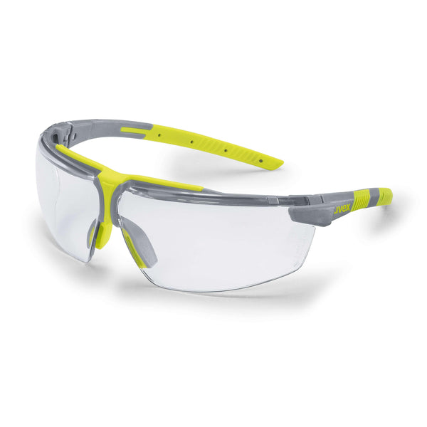Uvex Uvex I-3 Add Eye Protection Prescription Clear SV Excellence Lens Grey/Lime Frame