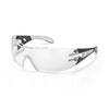 UVEX Safety Glasses Clear / 80%+ / Black/White Arms / SV Sapphire UVEX Pheos Eye Protection Spectacles