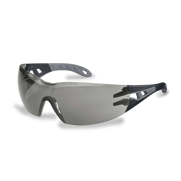 UVEX Safety Glasses Grey / 23% / Black/Grey Arms / SV Excellence UVEX Pheos Eye Protection Spectacles