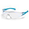 UVEX Safety Glasses Clear / 80%+ / Blue Arms / SV Sapphire UVEX X-One Eye Protection Spectacles