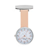 Annie Apple Fob Watches Venus Interchangeable Marble/Salmon/Silver Mesh Fob Watch