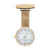 Annie Apple Fob Watches Venus Interchangeable/Mother Of Pearl/Gold Mesh/Blue Leather Fob Watch