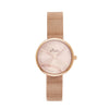 Annie Apple Fob Watches Venus Interchangeable Rose Gold/Lilac Leather Fob Watch