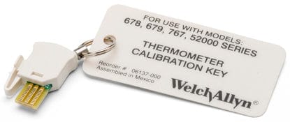 Welch Allyn Vital Signs Accessories Temperature Calibration Key for Suretemp 678/679, 767, Spot Vital Sign and 5200 Monitor Welch Allyn Connex Spot Vital Signs Accessories