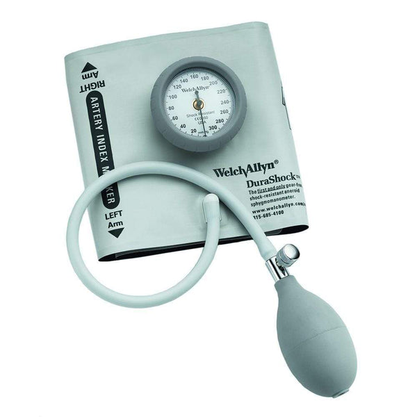 Welch Allyn Hand Held Sphygmomanometers Standard with Adult Cuff and Case (DS44-11C) Welch Allyn DuraShock DS44 Aneroid Sphygmomanometer