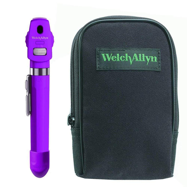 Welch Allyn Ophthalmoscopes Plum / Plus - with Soft Case Welch Allyn Pocket LED Ophthalmoscope with Handle