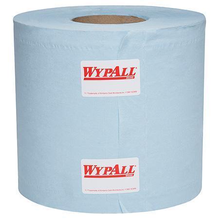 Wypall Wipers Single Use Regular Duty (Blue) / 18cm x 38cm 790 Wipers (300m)/Roll WYPALL Single Use Wipers L10 Centrefeed Wipers
