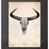 Codex Anatomicus Anatomical Print Yak Skull Print