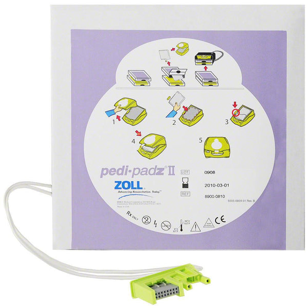 Zoll Defibrillator Pads Paediatric AED Pro Pedi Padz II for Plus & Pro 8900-0810-01 Zoll AED Pro Pads