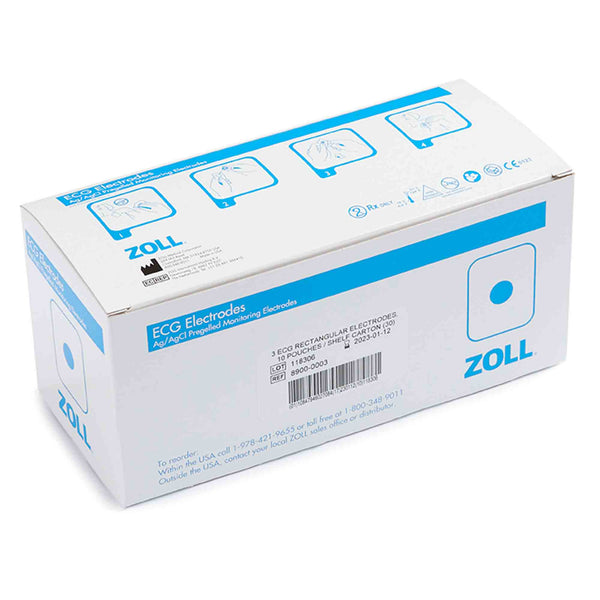 Zoll ECG Electrodes Zoll Multi-Function ECG Electrodes - Foam, Solid Gel