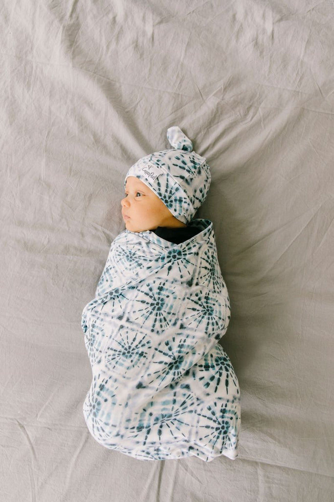 indigo swaddle