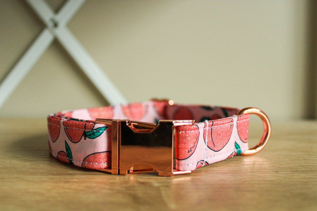 Peachy Perfect: Handmade Dog Collar 